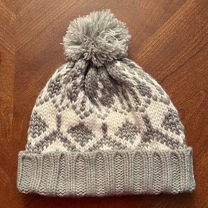 Pom Pom Hat and Matching Funnel Scarf NWOT